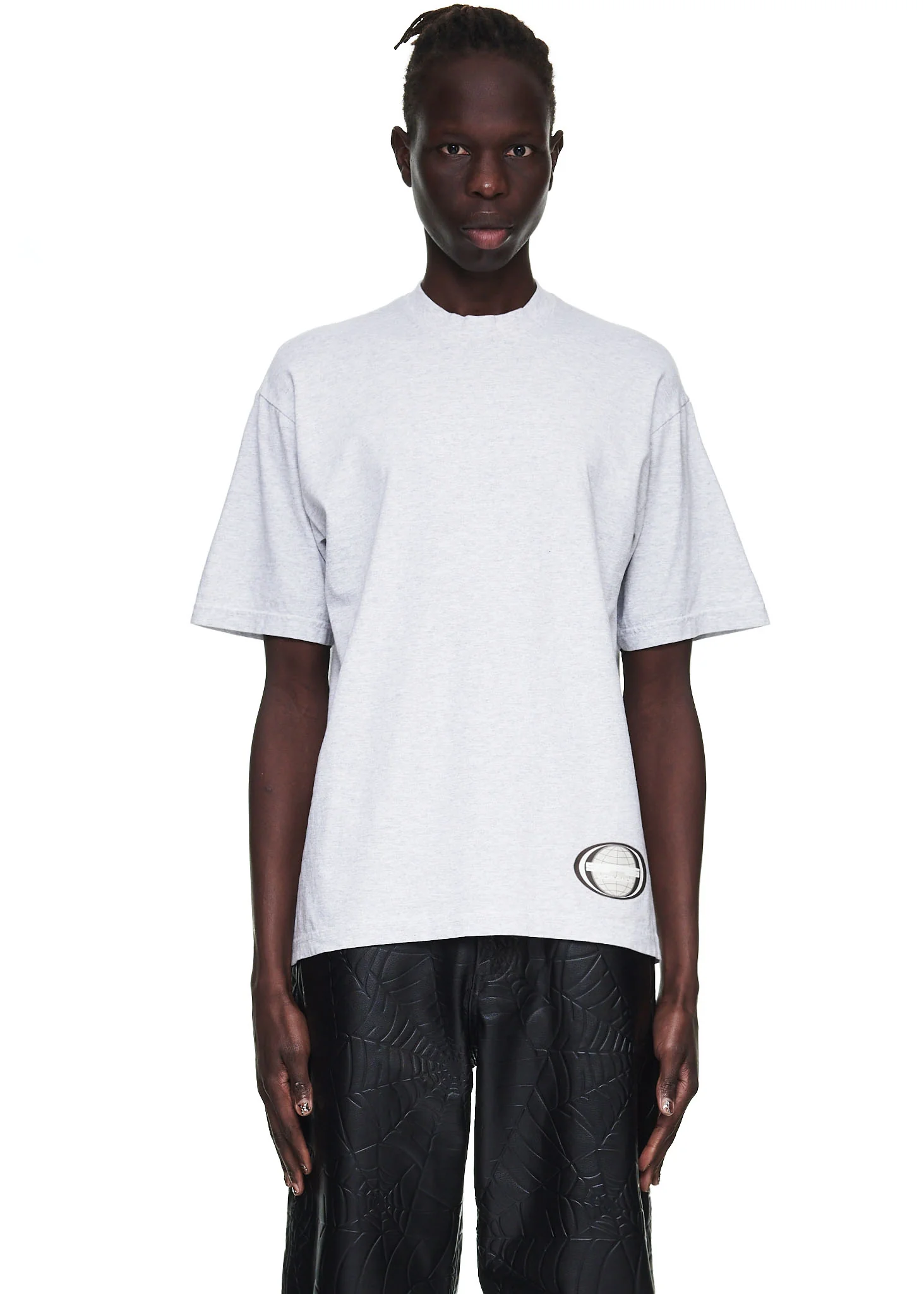 HEATHER GREY UTILITY TEE - Image 3