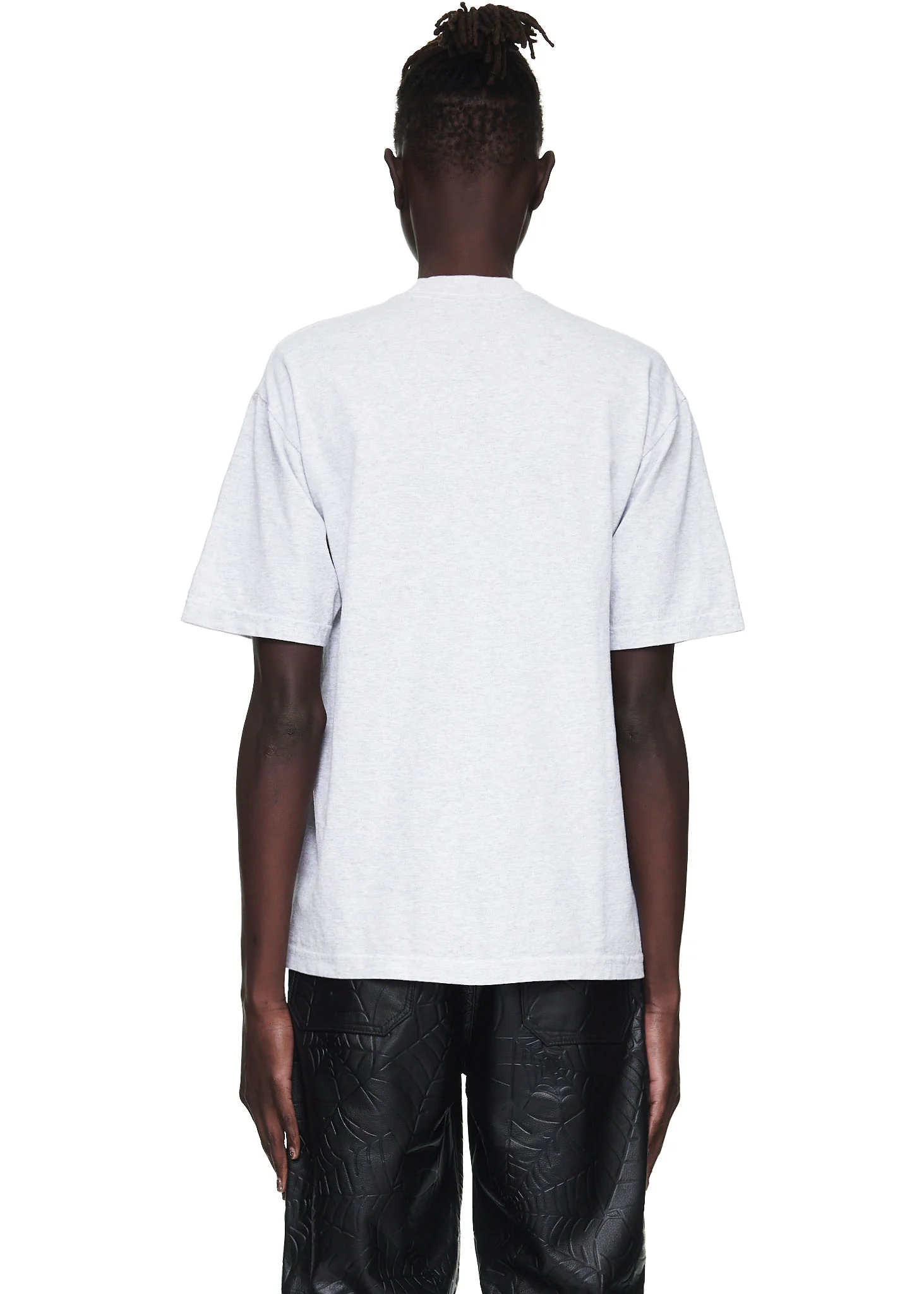 HEATHER GREY UTILITY TEE - Image 5