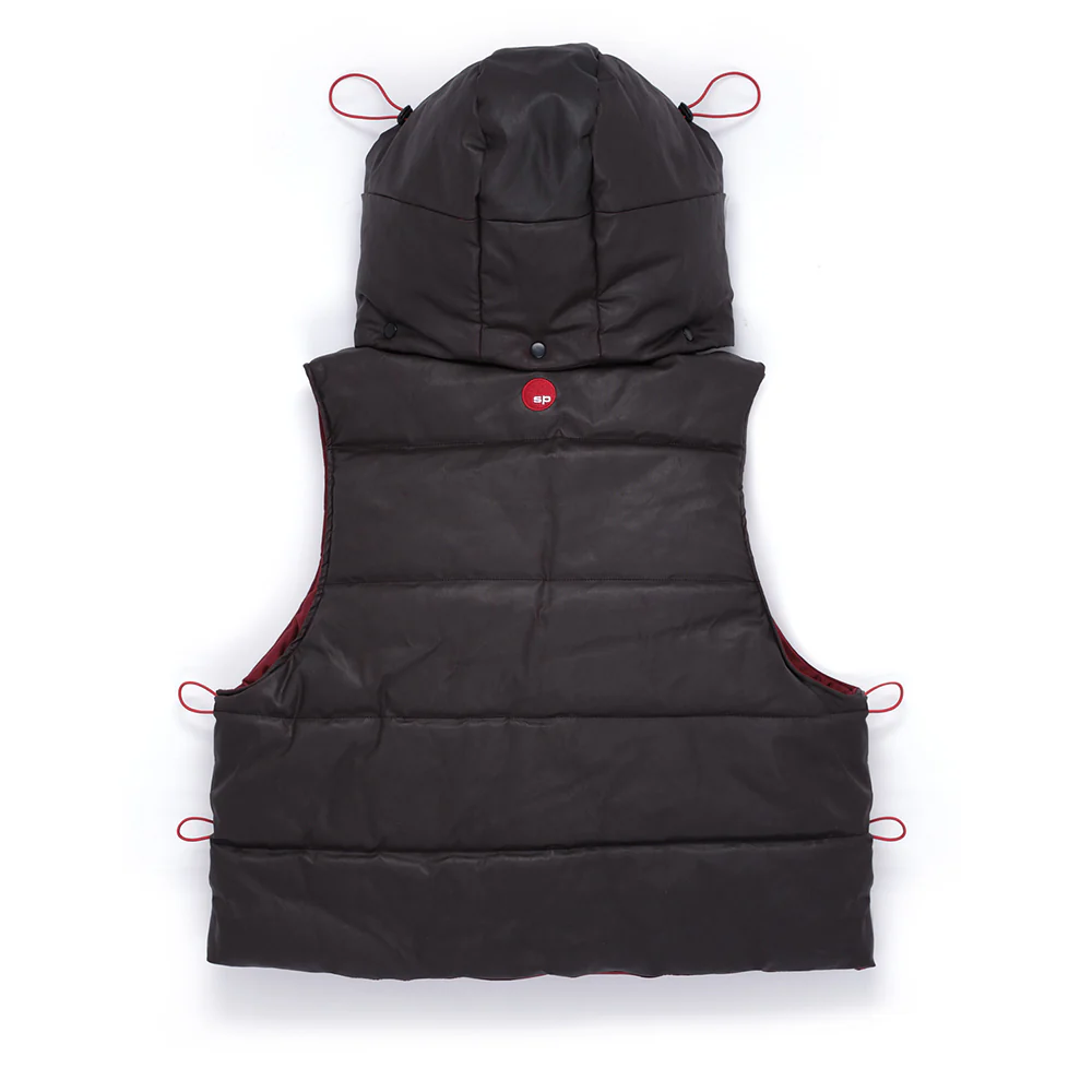 HOODED PUFFER VEST - Image 2