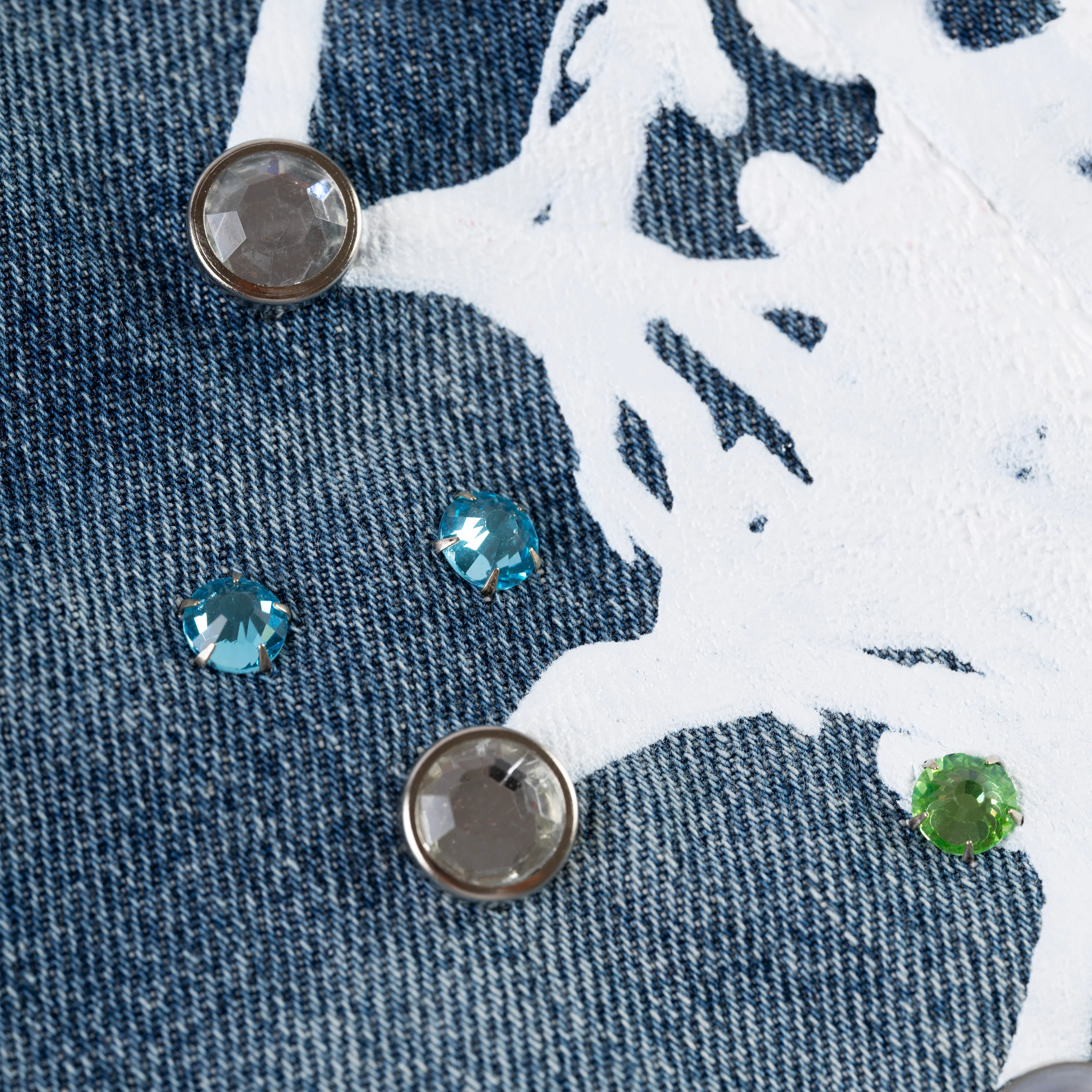 WEB STONE DENIM SHORT - Image 5