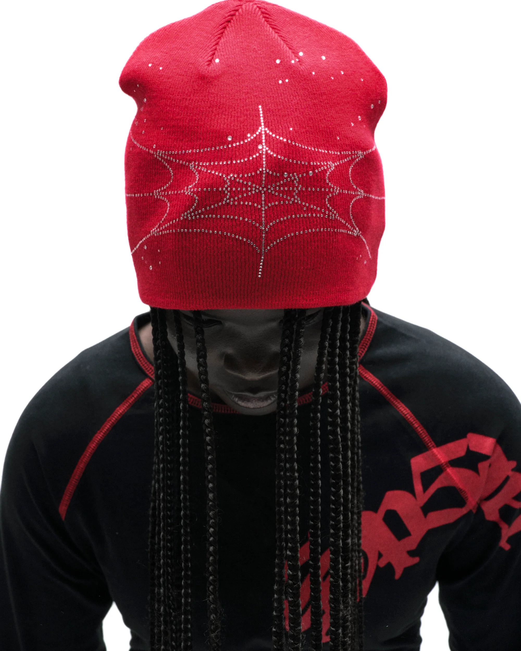 RHINESTONE SILK SKULLY - Image 6