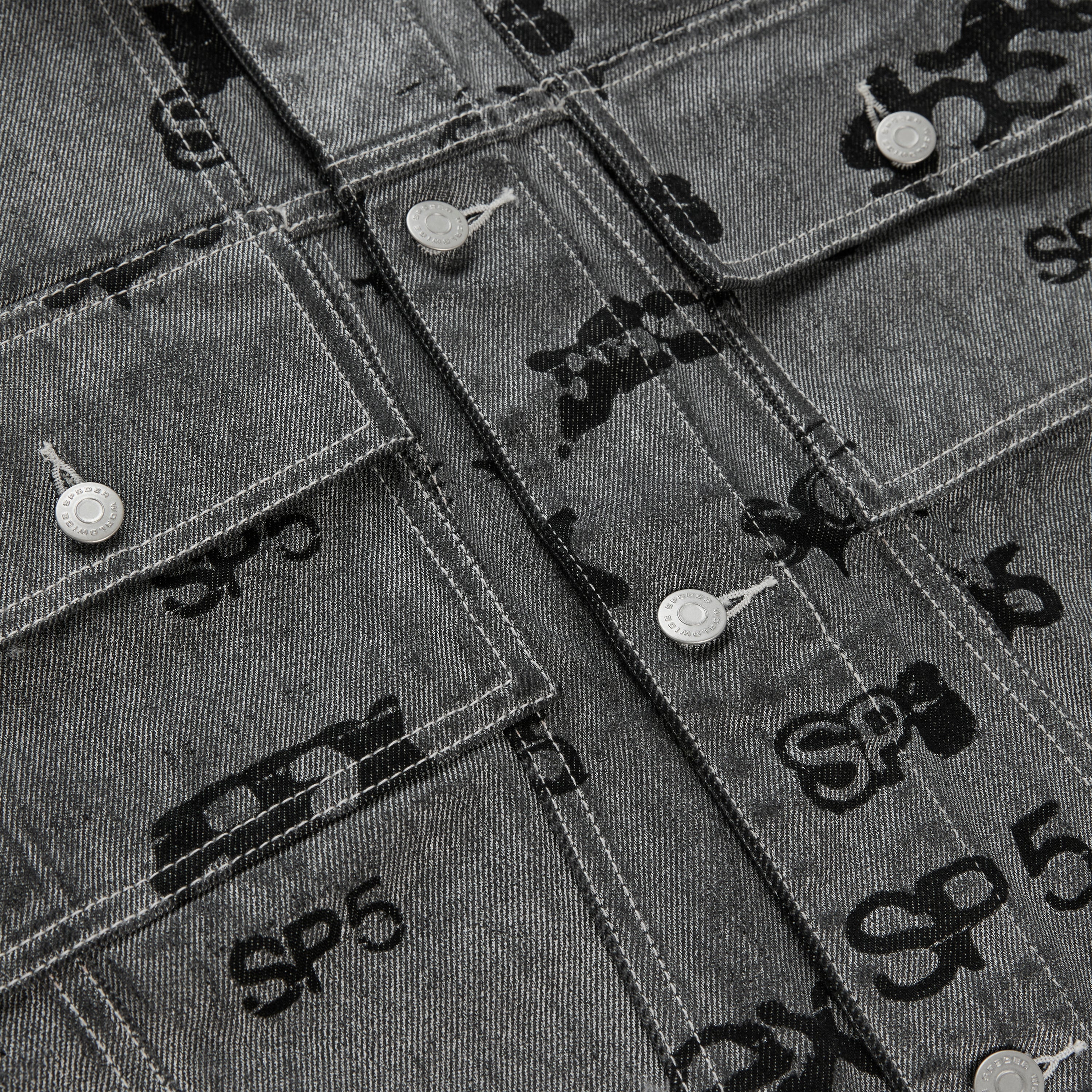 SEX AOP FOIL TRUCKER JACKET - Image 5